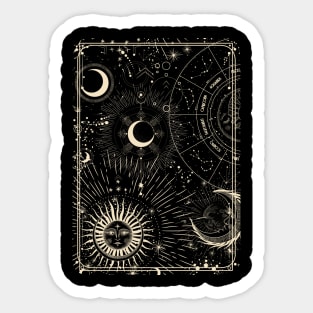 Astral landscape Sticker